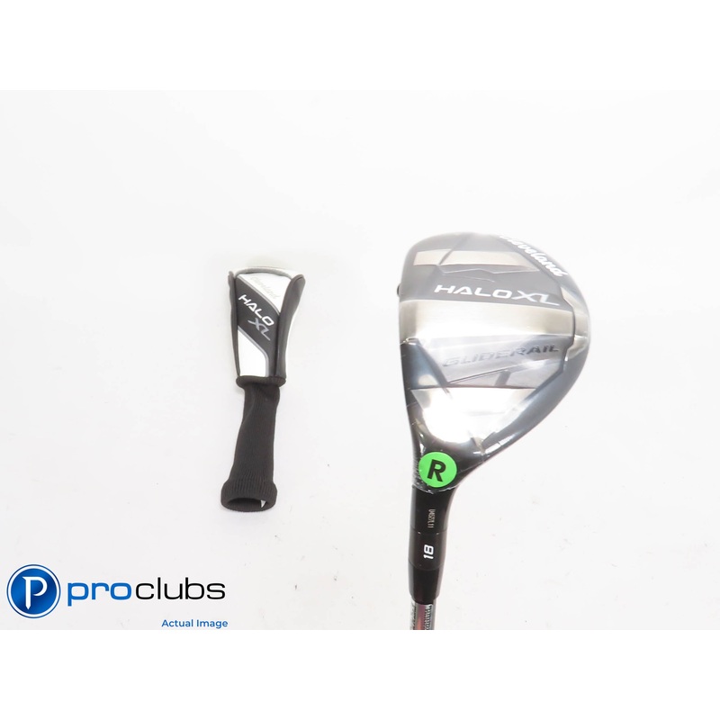 New! Left Handed Cleveland Launcher Halo XL 18* 3 Hybrid w/ HC – Regular 423614