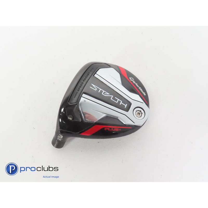 Nice! Left Handed TaylorMade Stealth Plus+ Titanium 15* 3 Wood -Head Only 344174