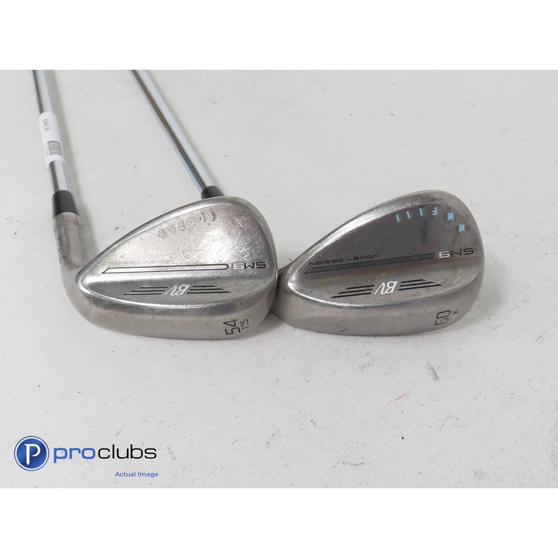 Nice Titleist Vokey SM9 RAW 54*,60* WEDGE SET – Modus Tour 120 Stiff Flex 364837
