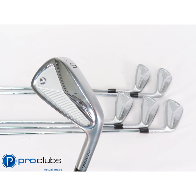Nice Tour Issue TaylorMade ’23 P-7MC 5-PW IRON SET NSPro Stiff Flex +1/2″ 447825