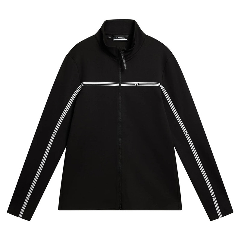 J.Lindeberg Dallas Mid Layer Golf Pullover Black – FW23 Men