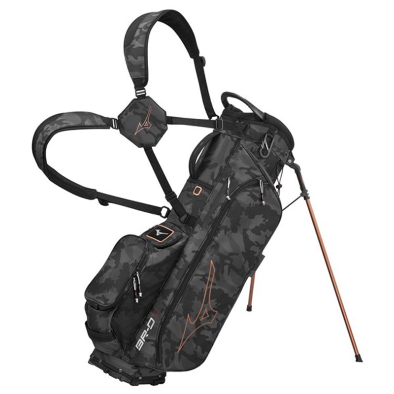 Mizuno BR-D3 Golf Stand Bag – Black Camo/Copper