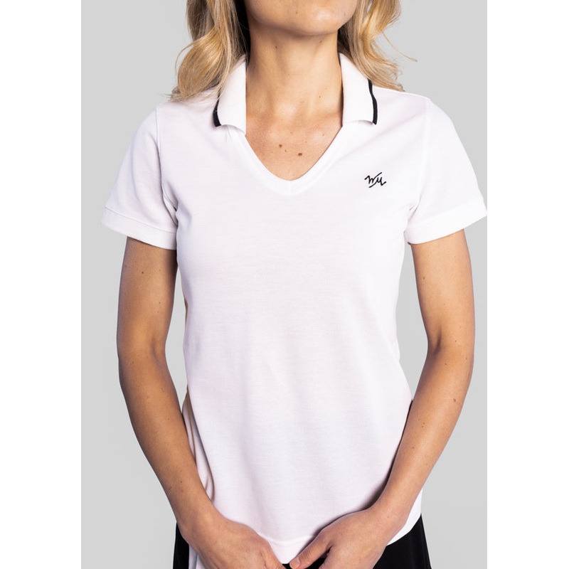 Murray Classic Women’s V-Neck Pique Polo