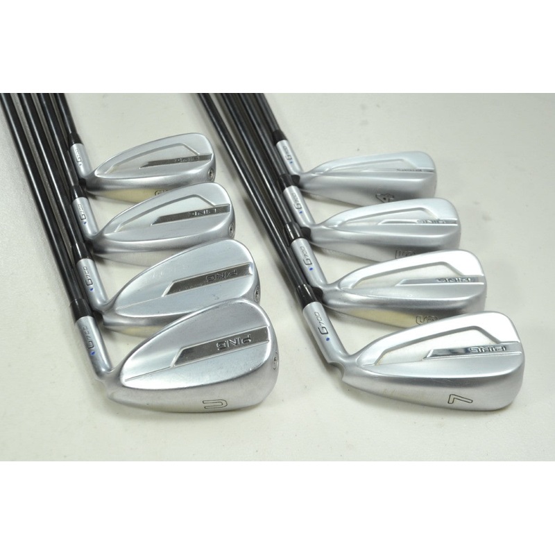 Ping G700 4-W,UW Iron Set Regular Flex Blue Dot Right Alta CB Graphite # 195905