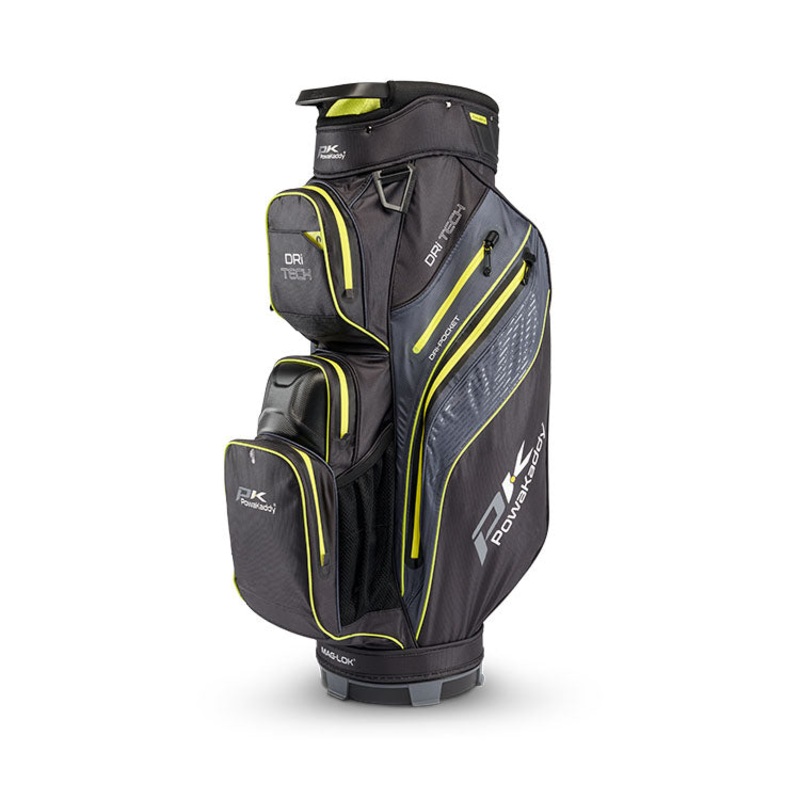 Powakaddy Dri Tech Waterproof Golf Cart Bag – Black/Lime
