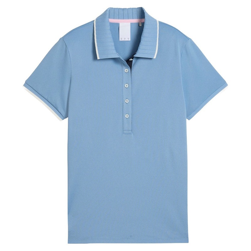 PUMA AP Pique Golf Polo Zen Blue – SS25 Women