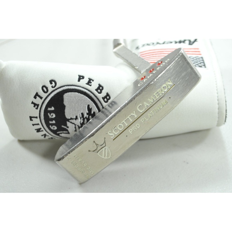 Titleist 1999 Scotty Cameron Pro Platinum Newport 2 Mid Slant 35″ Putter #194487
