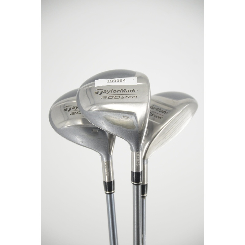 Women’s TaylorMade 200 Steel 3W, 5W, 7W Wood Set W Flex