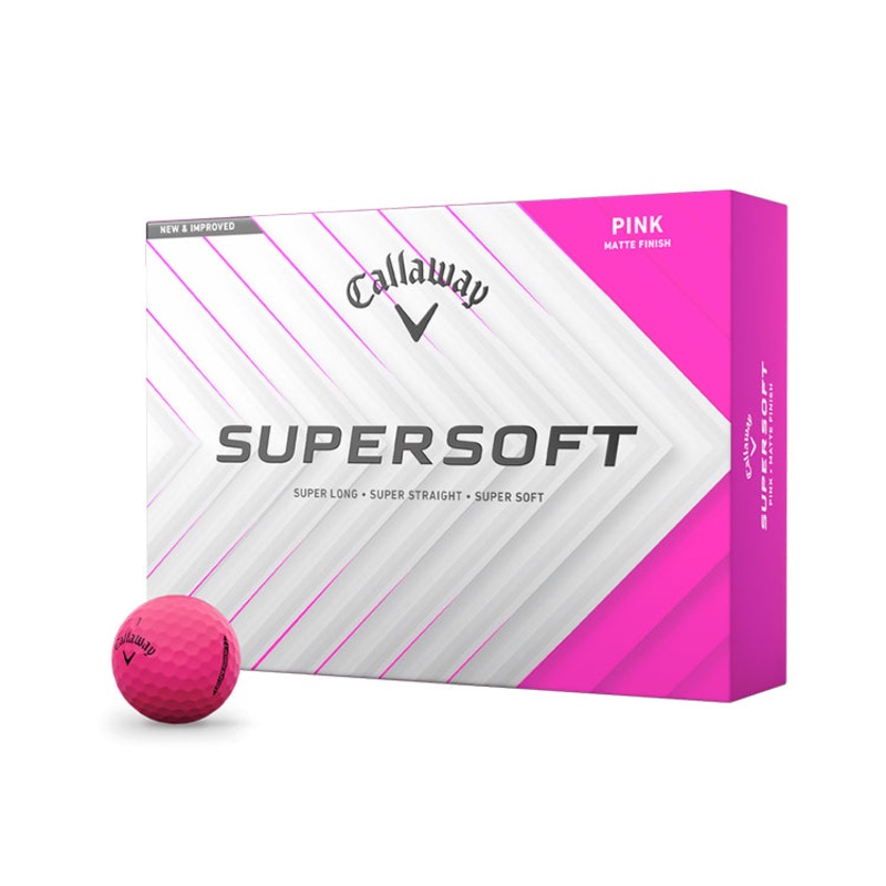 Callaway Supersoft Golf Balls – Matte Pink