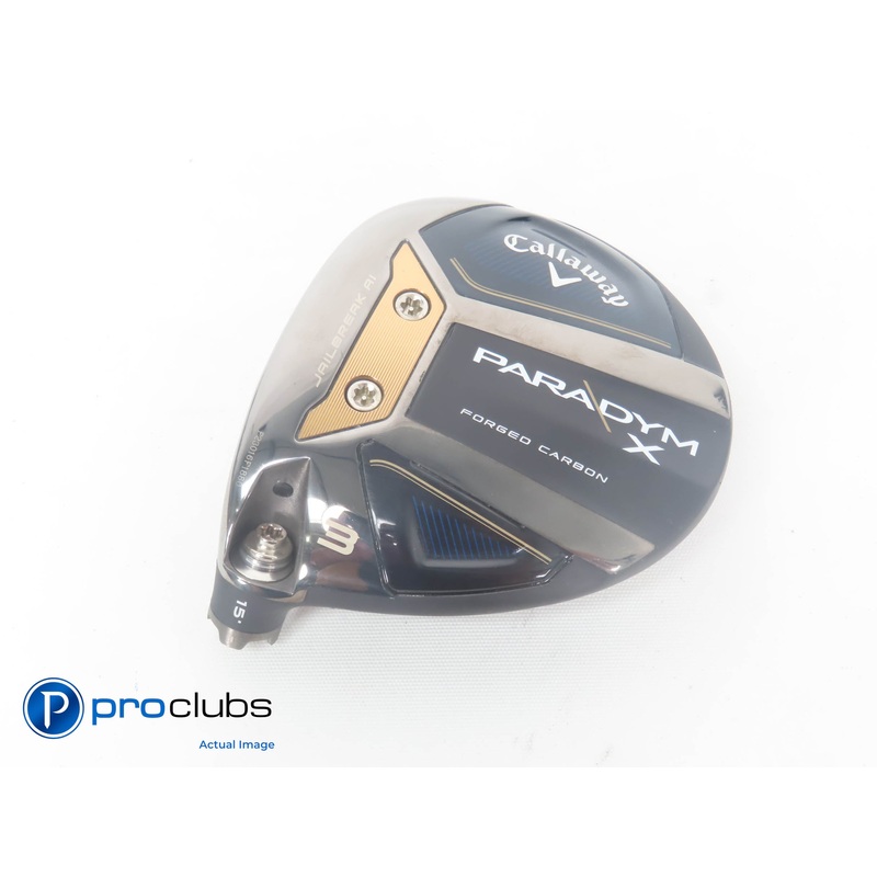 Left Handed Callaway Paradym X 15* 3 Wood – Head Only – L/H – 382980