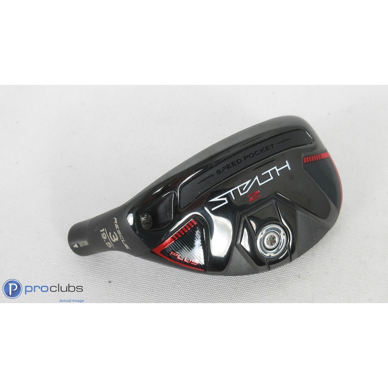 Left Handed TaylorMade Stealth2 Plus Rescue 19.5* 3 Hybrid – Head Only- 383898