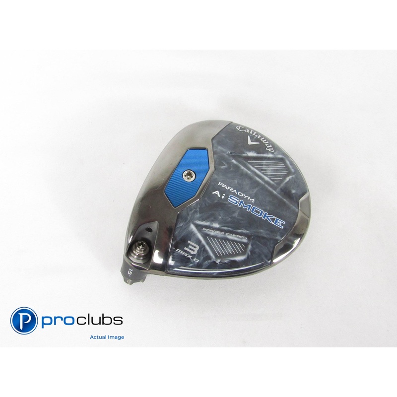 Mint Left-Handed Callaway PARADYM Ai Smoke MAX D 15* 3 Wood – Head Only – 431354