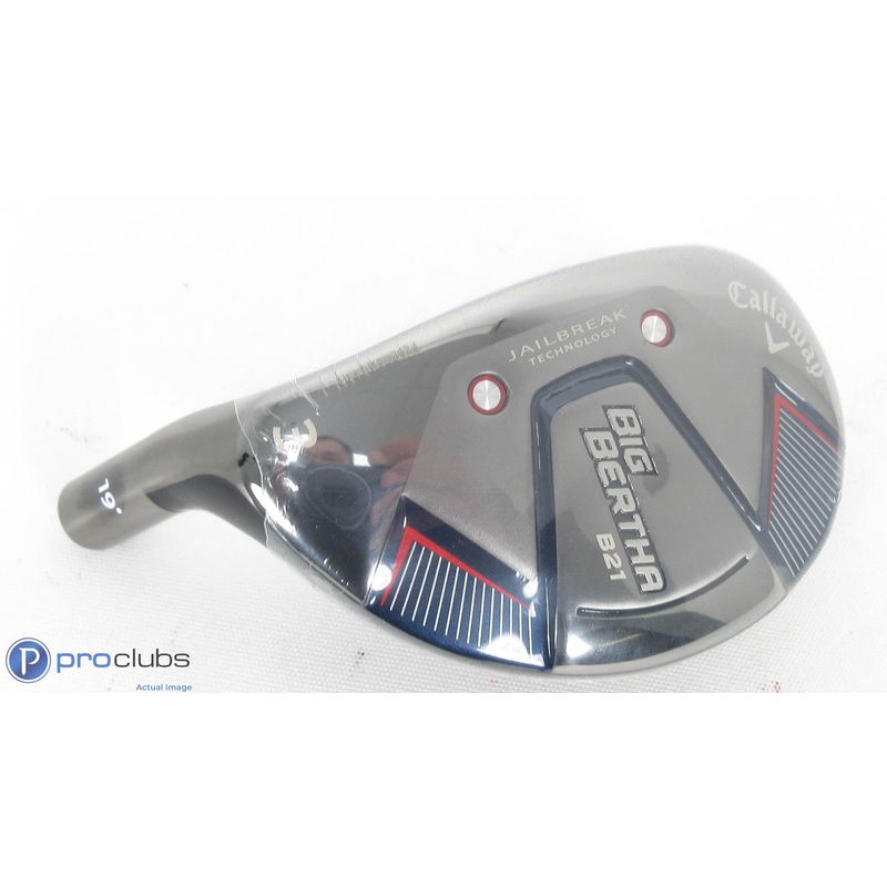 NEW! Left Hand Callaway Big Bertha B21 19* – 3 Hybrid – Head Only – L/H 367331