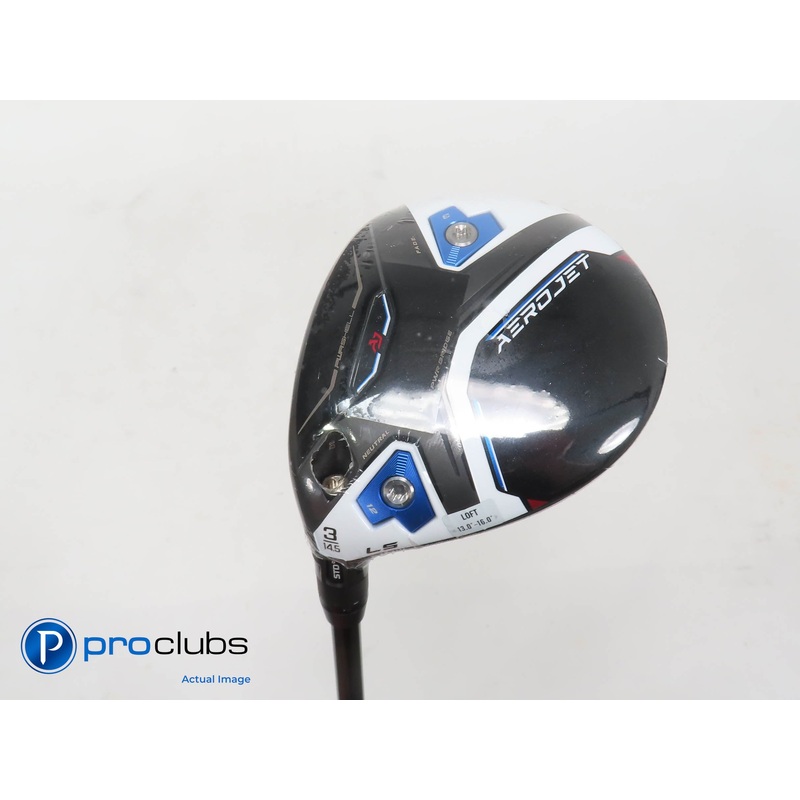 New! Left Handed Cobra Aerojet LS 14.5* 3 Wood – Kai’li White 60g Stiff – 397464