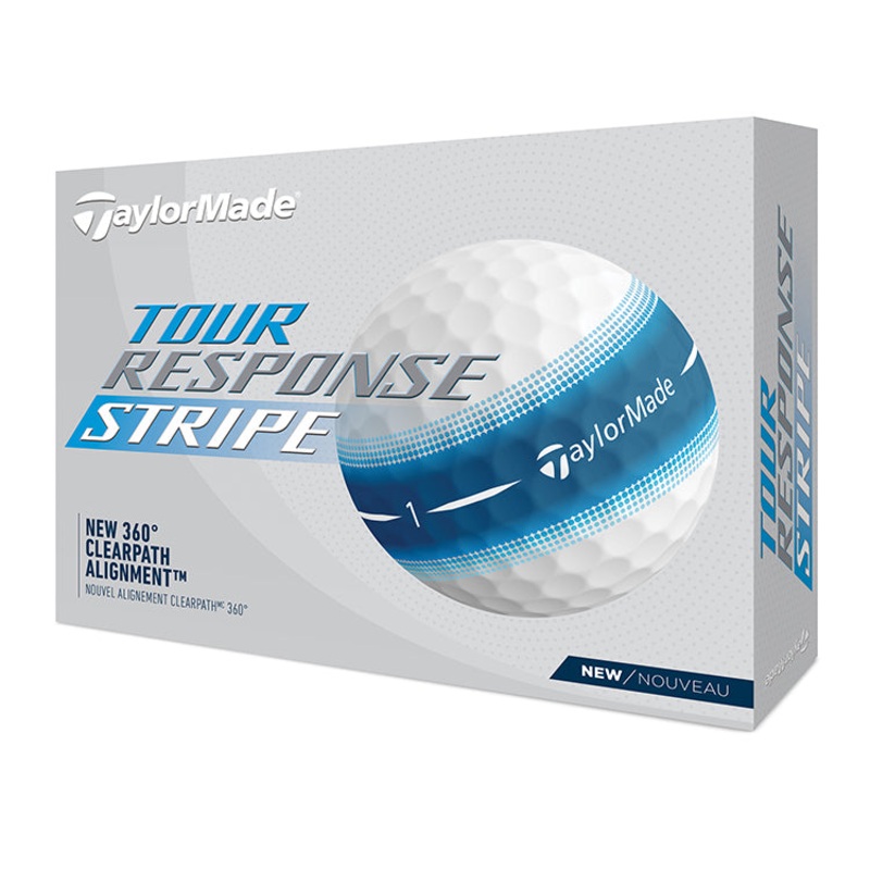 Taylormade Tour Response Stripe Golf Balls – Blue