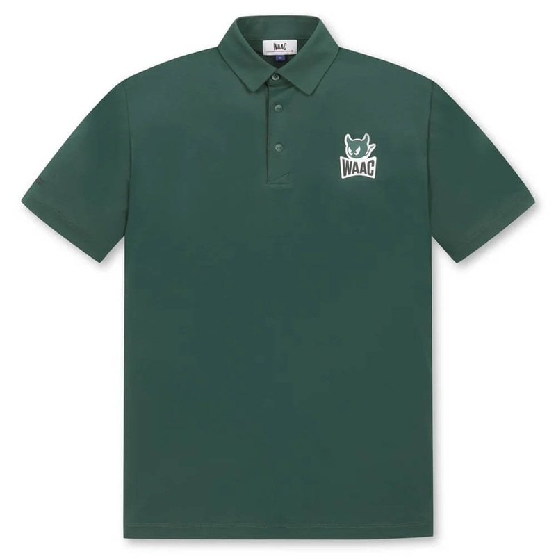 WAAC Essential Pique Golf Polo Green – SP25 Men