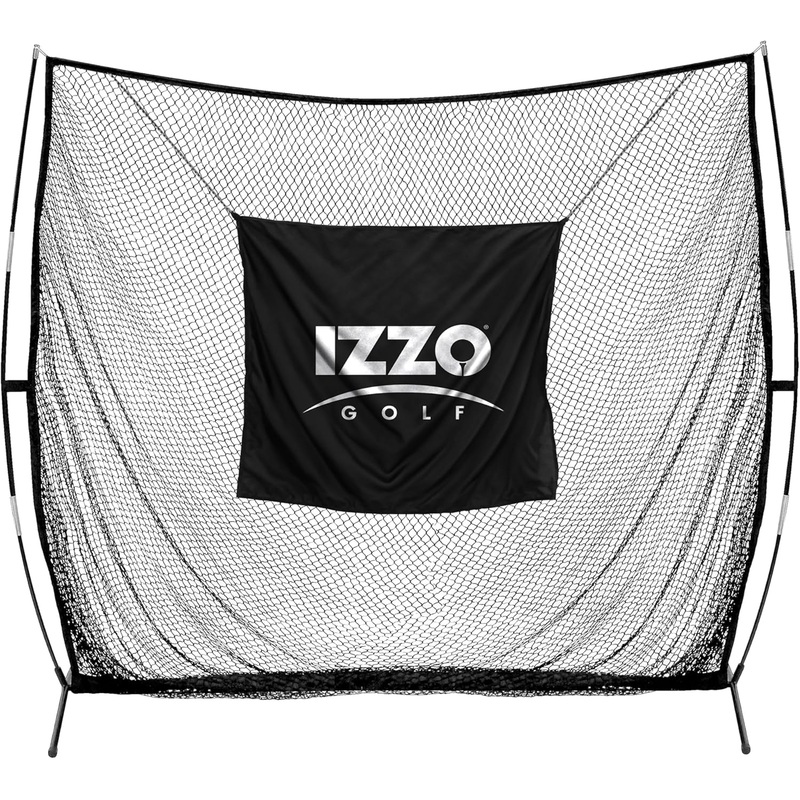 IZZO Golf The Beast Titan 12ft x 10ft Golf Hitting Net – Oversized Home Range Golf Hitting Net for Your Backyard,Black