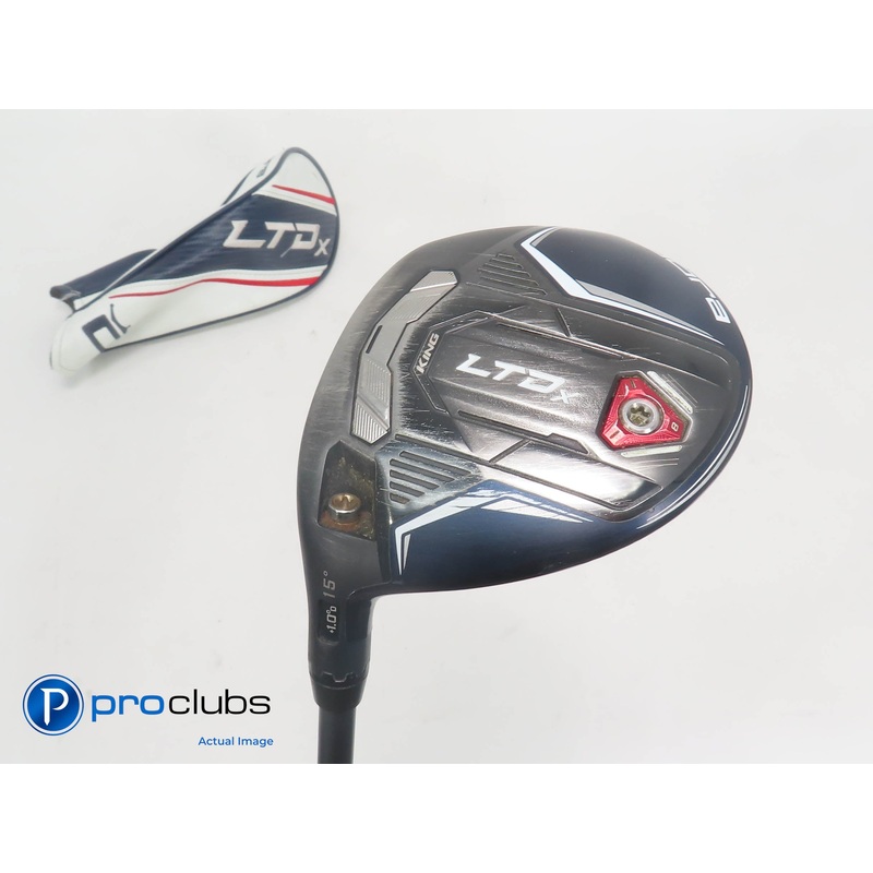Left Handed Cobra KING LTDx Peacoat 15* 3 Wood – HZRDUS Smoke iM10 Stiff 389390