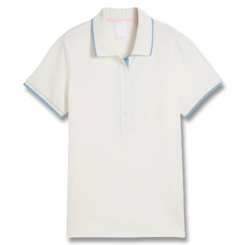 PUMA AP Pique Golf Polo Warm White – SS25 Women