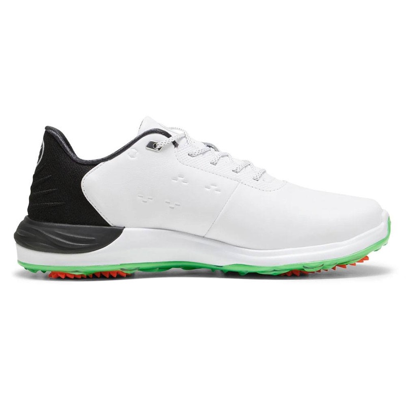 PUMA Phantomcat Nitro Golf Shoes White/Black/Fluro Green – 24 Men