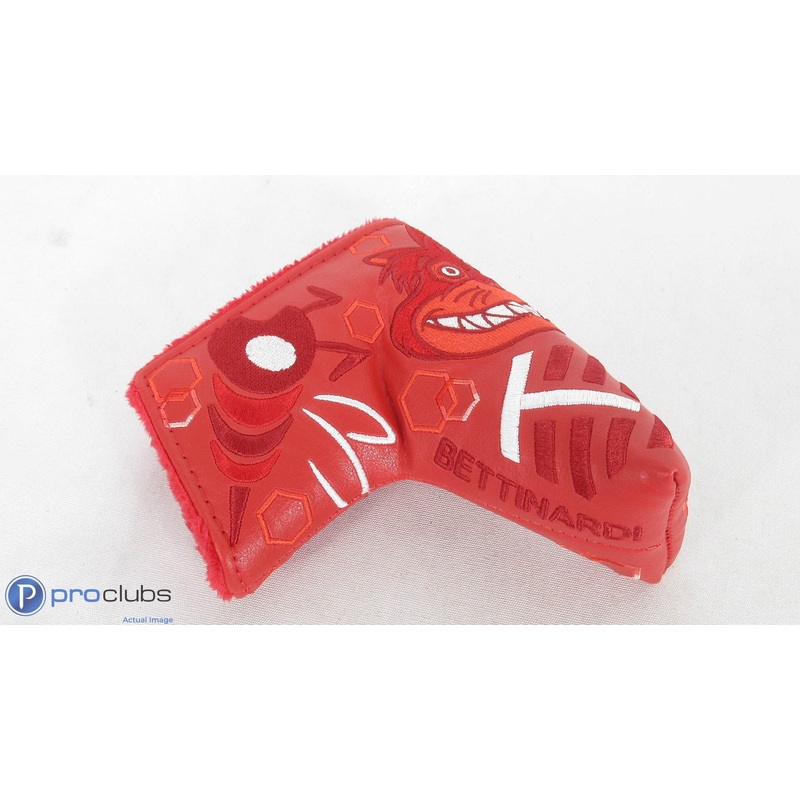 RARE! Bettinardi Red Multi Icon Blade Putter Headcover- 401017