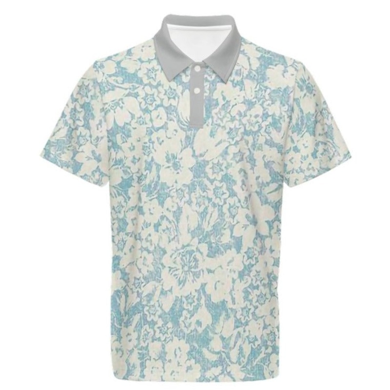 Black Square Golf Men’s Tropical Golf Polo