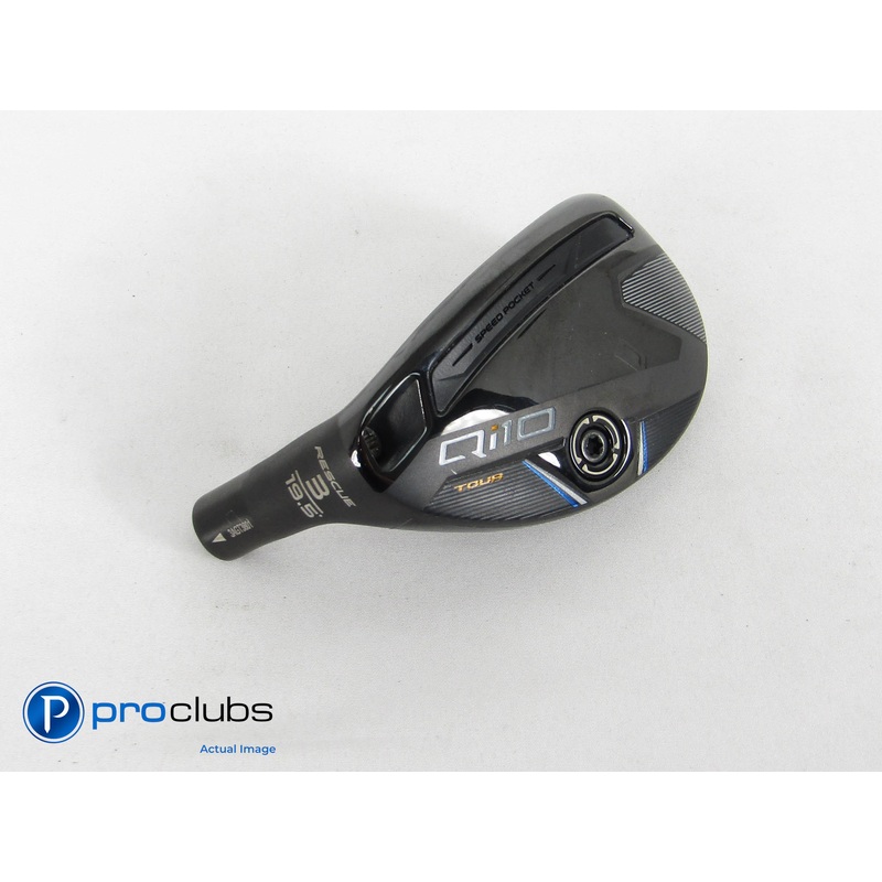 Excellent! Left-Handed TaylorMade Qi10 Tour Rescue 19.5* 3 Hybrid – Head 430138