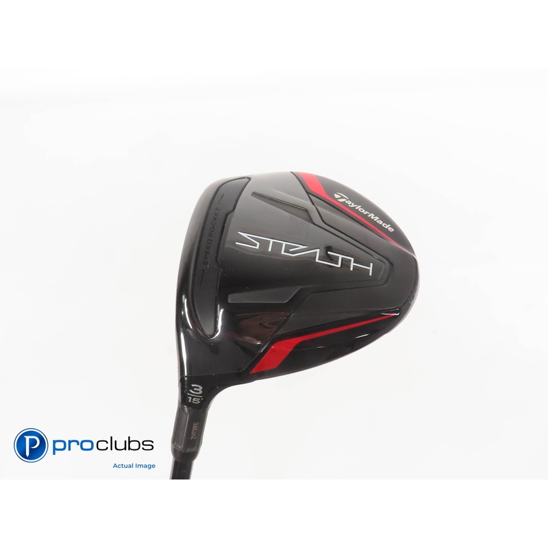 Left Handed TaylorMade Stealth 15* 3 Wood – Accra FX 2.0 M3 Regular – 379331
