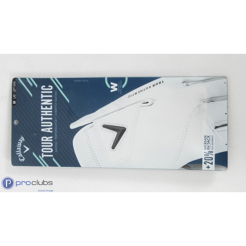 New! 1pc-Callaway Tour Authentic Left handed Women’s Medium Golf Glove-344113