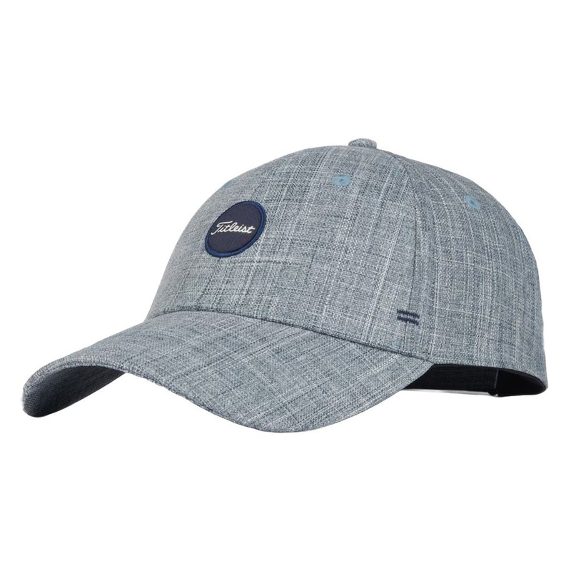 Titleist Heathered Storm Limited Edition Surf Stripe Laguna Golf Cap Heather Storm/White – 22 Men