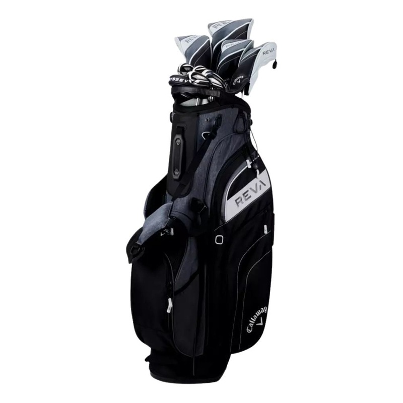 Callaway Reva 24 Black 11 Piece Complete Set Cart Bag – Long Length Right Hand