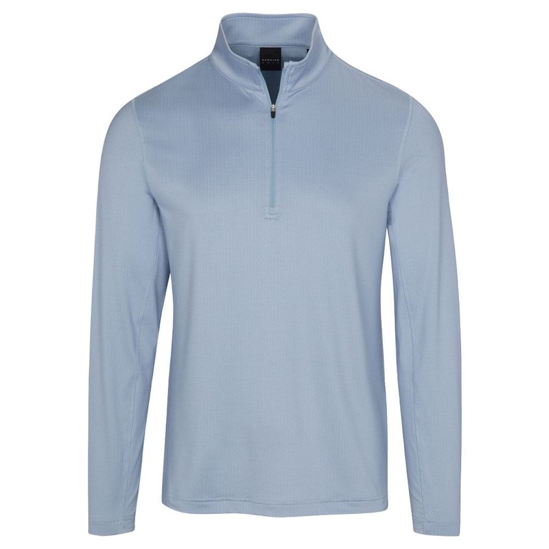 Dunning Golf Mayfield Jacquard Performance Quarter Zip Golf Pullover 2023
