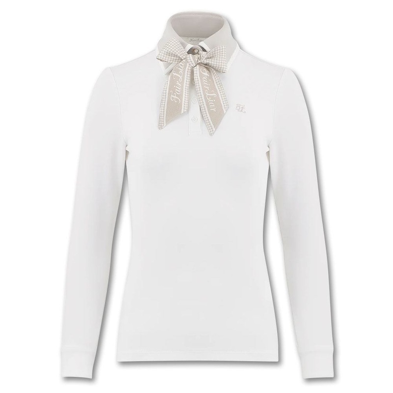 Fairliar Scart Set Collar Golf Polo White – FW23 Women