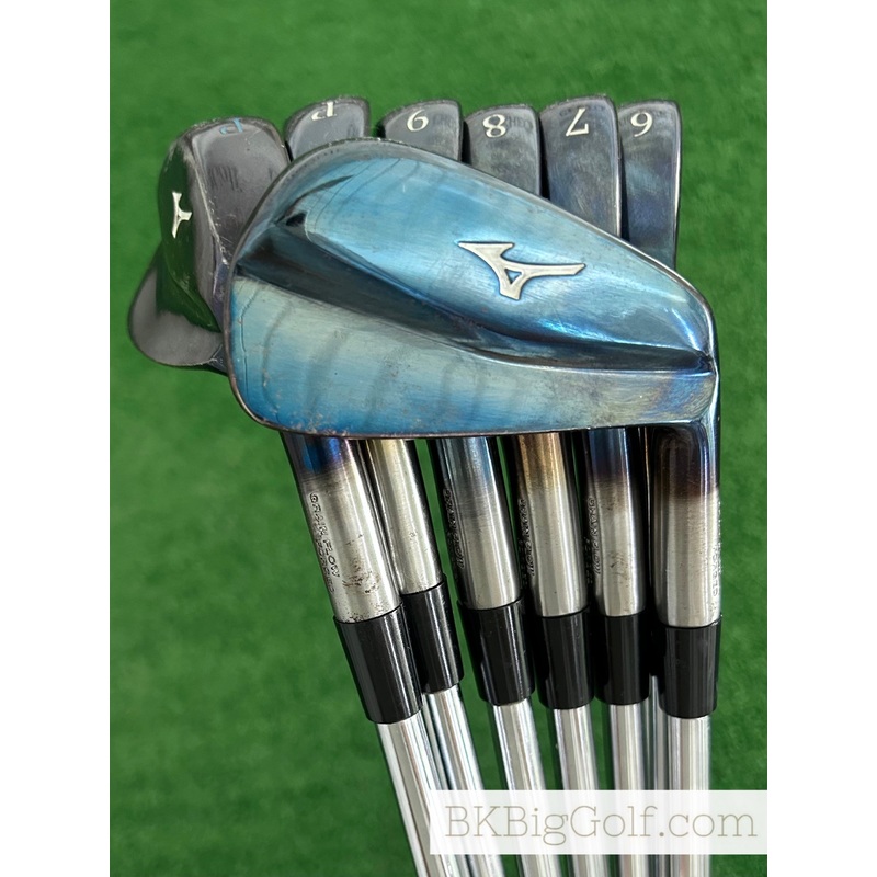 Mizuno MP-4 Custom Blue Torched Forged Iron Set 5-G / NS Pro Modus Tour 105 Extra Stiff