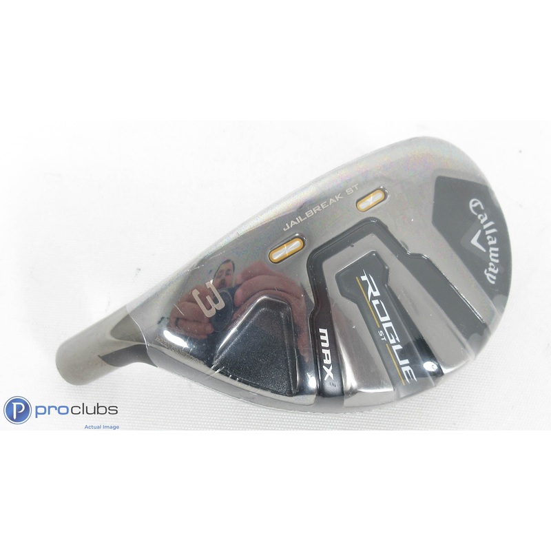 NEW! Left Handed Callaway Rogue ST MAX 18* – 3 Hybrid – Head Only – L/H 366216