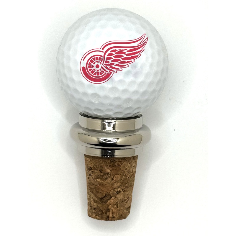 Team Golf DET Red Wings Cork Wine Stopper