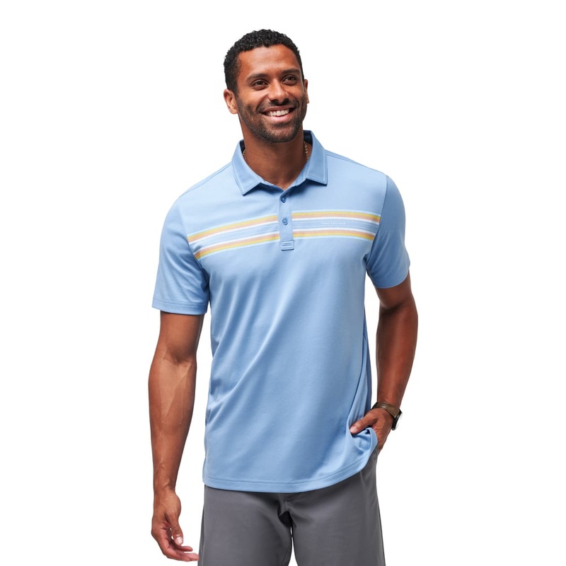 TravisMathew Men’s Coral Beds Polo 24