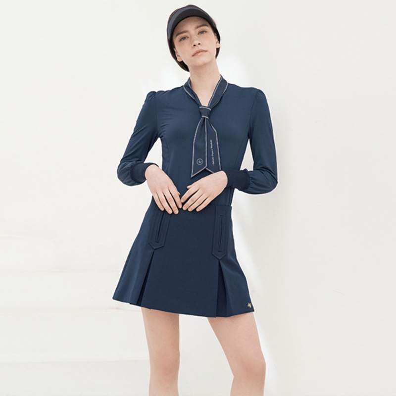 AOW Marine Pleats Skirts