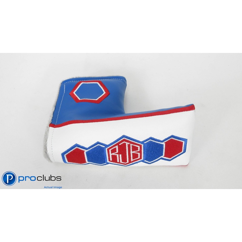 NEW BETTINARDI RETRO ORIGINAL RJB RED / BLUE BLADE PUTTER HEADCOVER #344330