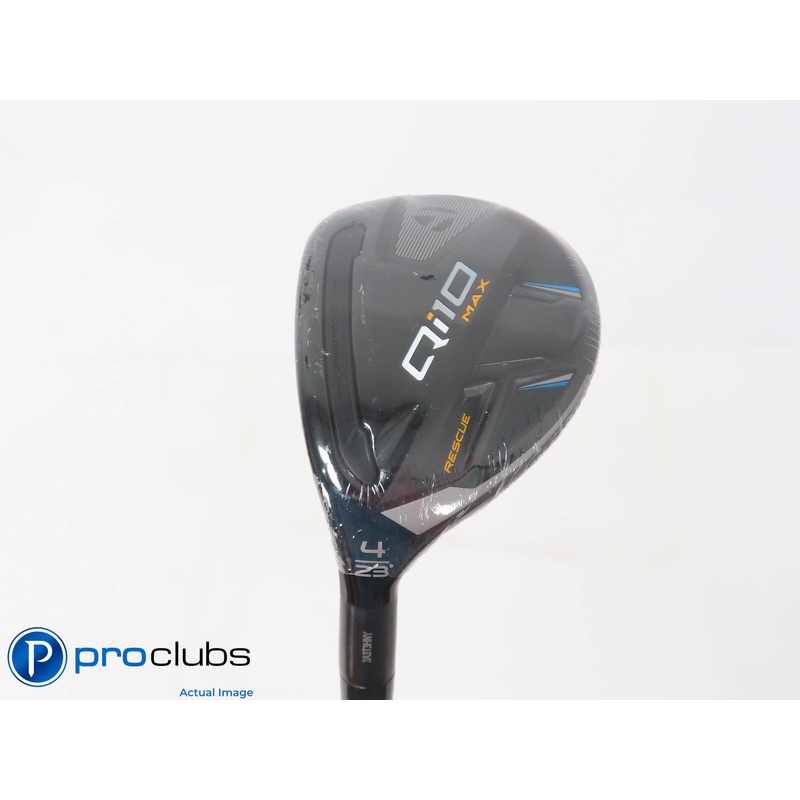New! Left Hand TaylorMade Qi10 MAX 23* 4 Hybrid – Speeder NX 50g Regular 446275