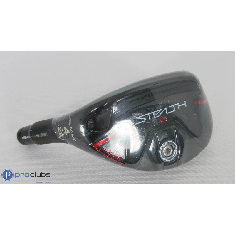 NEW! Left Hand TaylorMade Stealth2 Plus 22* 4 Hybrid Head Only w/adapter 379040