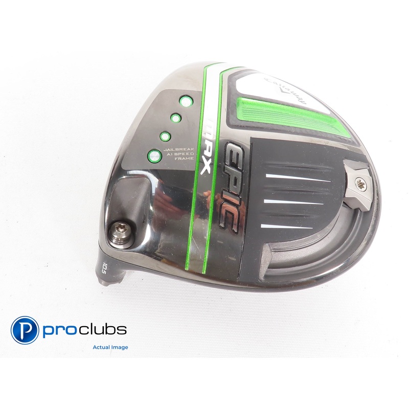 Nice! Left Handed Callaway 21′ Epic MAX 10.5* Driver – Head Only – 326144