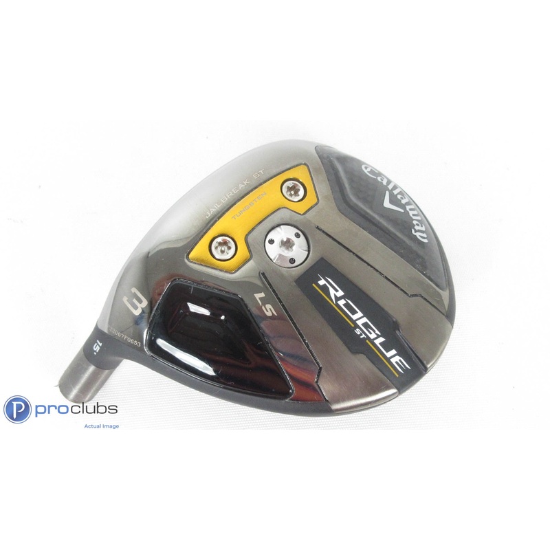 Nice! Left Handed Callaway Rogue ST LS 15* – 3 Wood – Head Only – L/H 366142