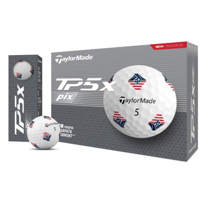 TaylorMade TP5x PIX USA Golf Balls 24