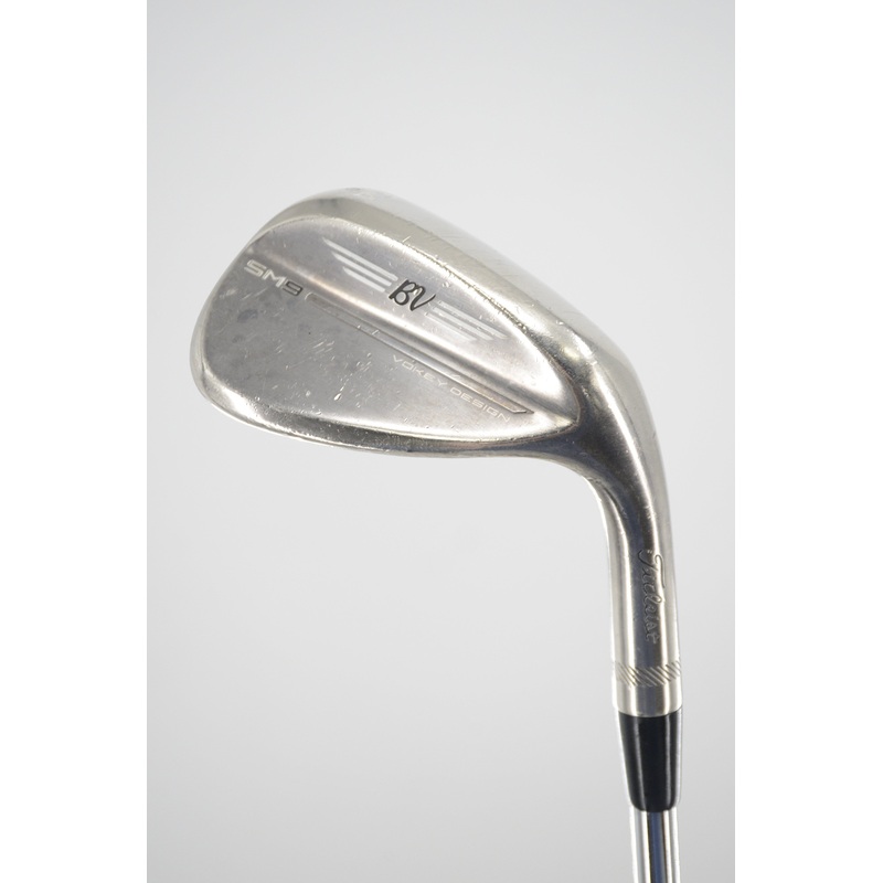 Titleist Vokey SM9 Brushed Steel 54 Degree Wedge S Flex 35″