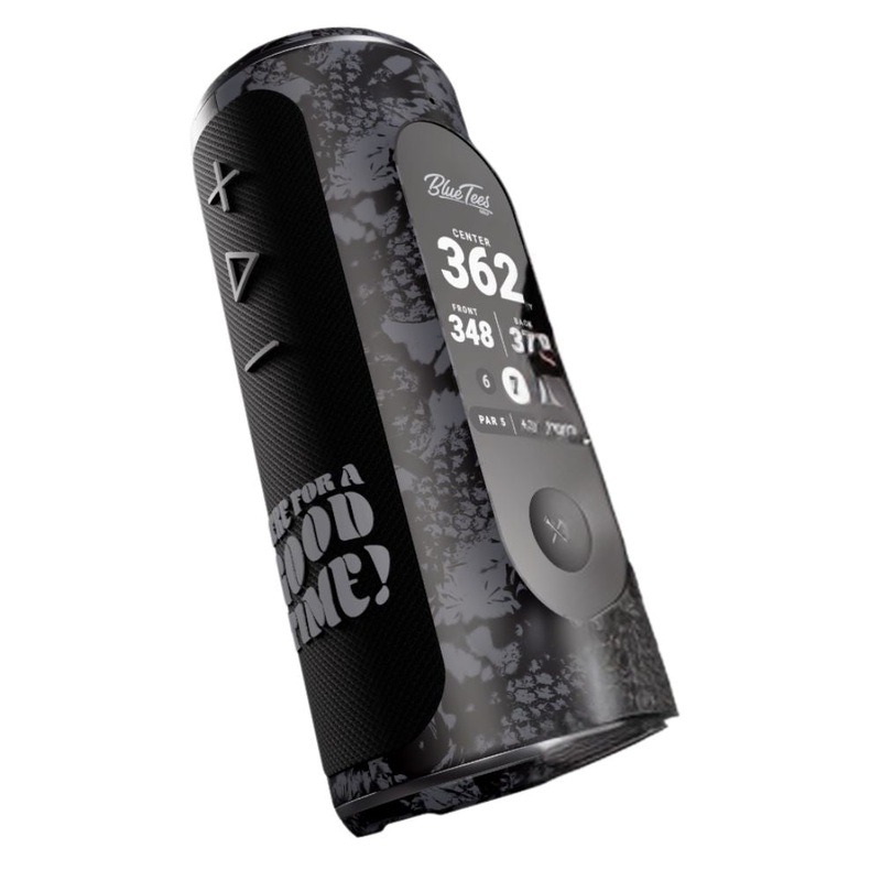 Blue Tees Player+ GPS Golf Speaker – Black Grey Pineapple – Travis Matthew