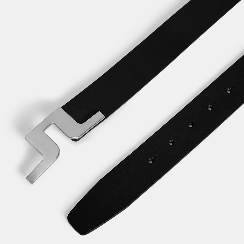 J Lindeberg Bridger Leather Golf Belt – Black