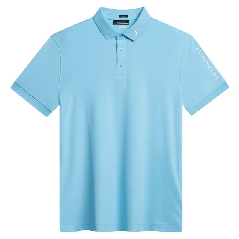 J.Lindeberg Tour Tech Slim Fit Golf Polo Baltic Sea – SS24 Men