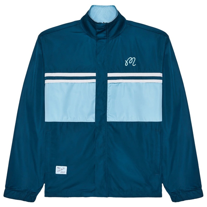 Malbon Costanzo Windbreaker Golf Jacket Ocean – SS25 Men