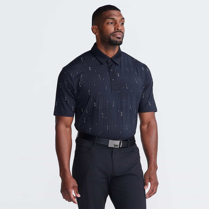 Men’s Golf Icons Pin Stripe Polo